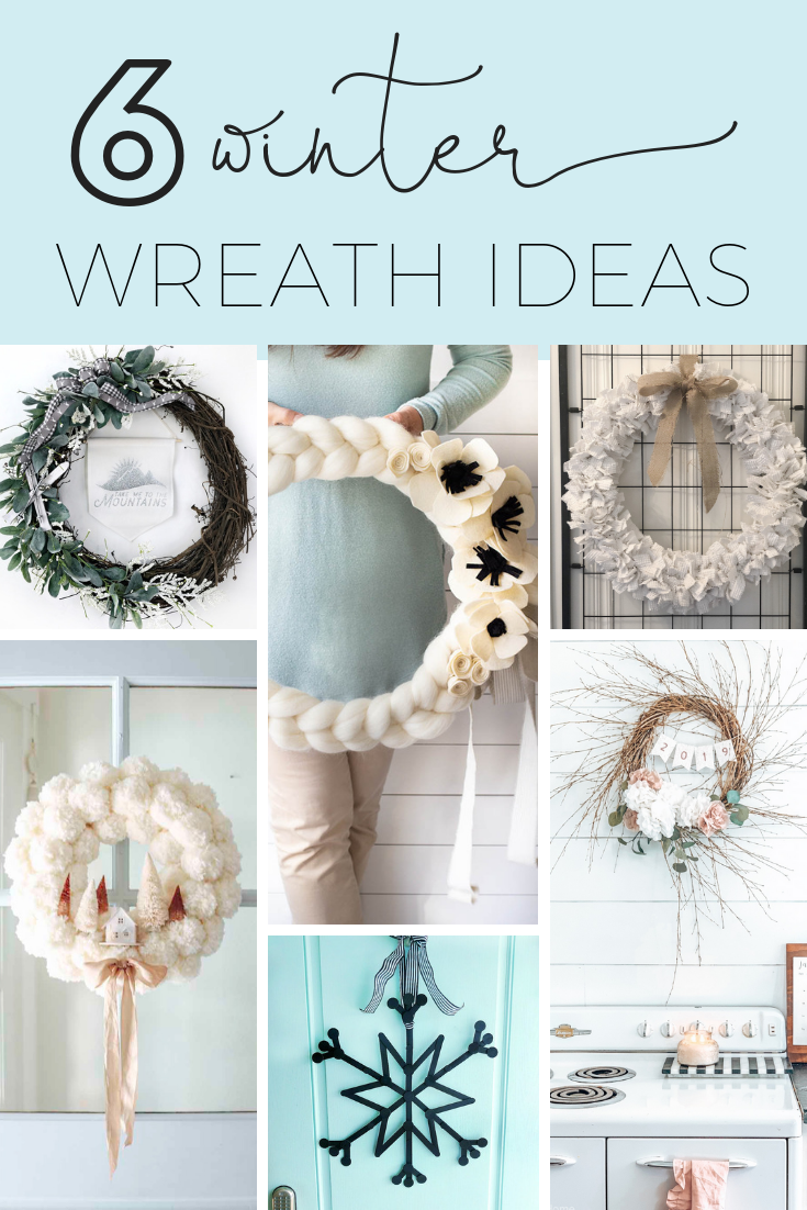 Here is a quick and easy arm knitted wreath to chase your winter blues away! This wreath is so easy to arm knit, and you'll seriously love the results. I love how this bright wreath will look great all year long. Crafts | Arm Knit | Arm Knit Wreath | Wreaths | Wreath DIY | Craft Tutorial | Arm Knit Project | Wreath 