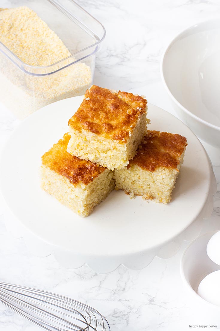 This Special Cornbread recipe is so simple to make. Every batch comes out perfect, sweet and moist. Since it only has 6 ingredients it is my go-to recipe for soups and chilis. Your family will love it and your friends will want the recipe. Cornbread | Easy Cornbread Recipe | The Best Cornbread Recipe | Baking