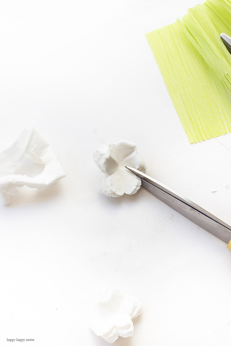 Pretty Tissue Paper Flowers Tutorial - Happy Happy Nester