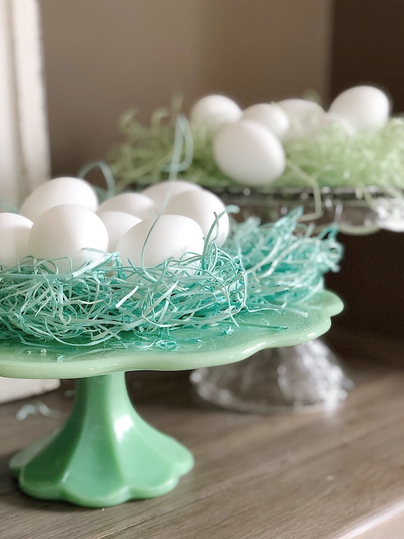 Cake Stand Blue And White 11 Inch | Nestasia