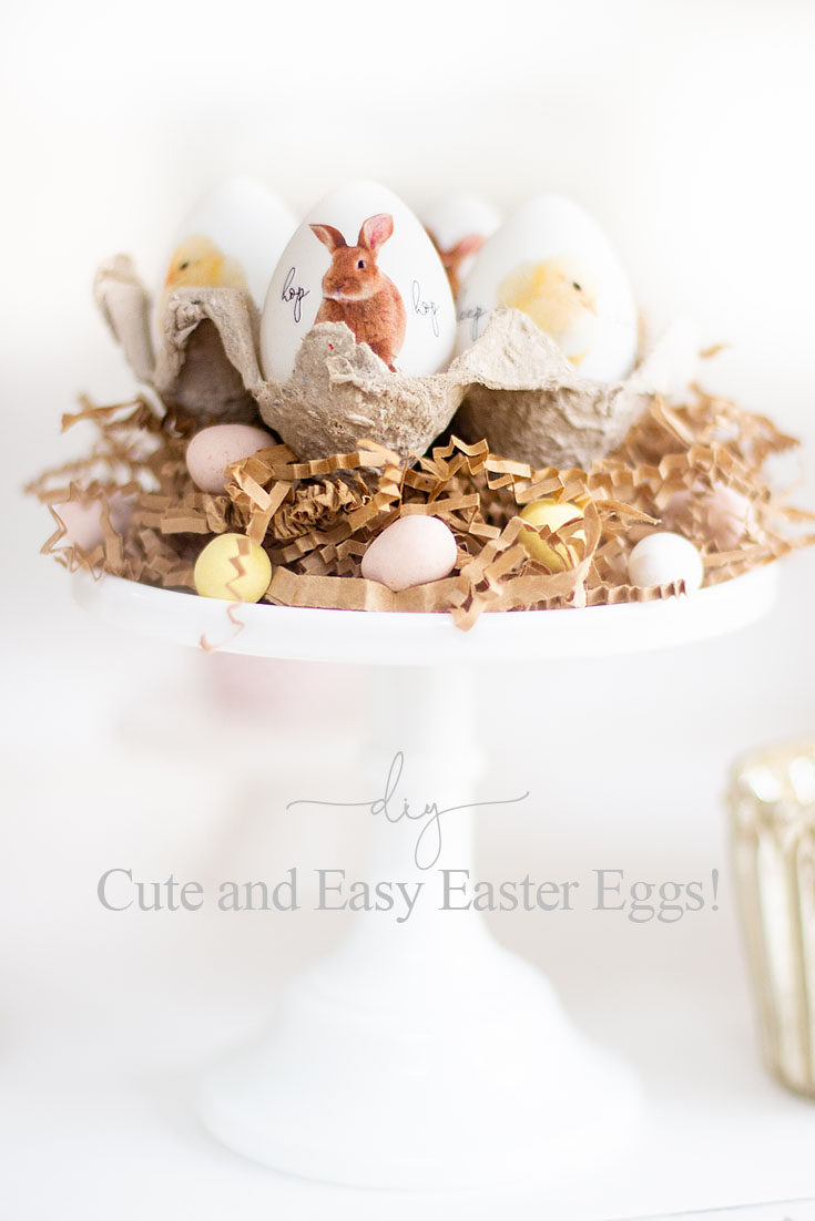 9 Unique Easter Egg Ideas with so many different styles. Easy projects that are perfect for Easter. There are decoupaged eggs, gilded eggs, and painted eggs all so pretty and easy to create. 9 bloggers come together for this great post. #crafts #easter #eastereggs #decoratingeggs #easterdecorating #decoupageeggs