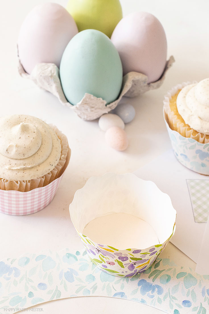 diy easy cupcake wrapper