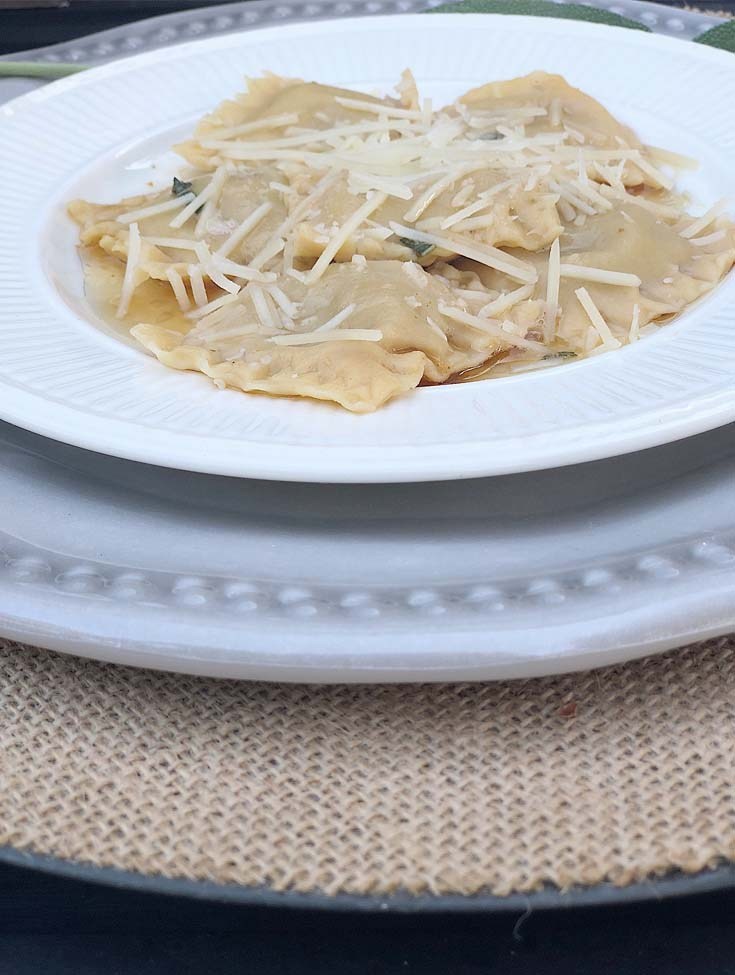 The best Pumpkin Ravioli with Brown Butter Sauce. Tried and True Favorite Dinner Recipes are always the best. You know that these dishes will be tasty since they are family favorites. All these recipes are comfort food that we love. They are absolutely our best recipes. #comfortfood #recipes #dinnerrecipes #dinner #cooking