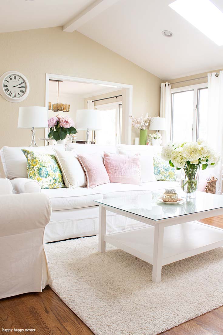 Elegant Spring Home Tour and Easter Decor 2019 - The Pink Dream