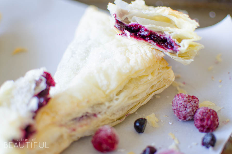 This refreshing summer dessert has raspberries and puff pastry which is a winning combination. #dessert #summertarts #tarts #recipes #fruitdessert #baking