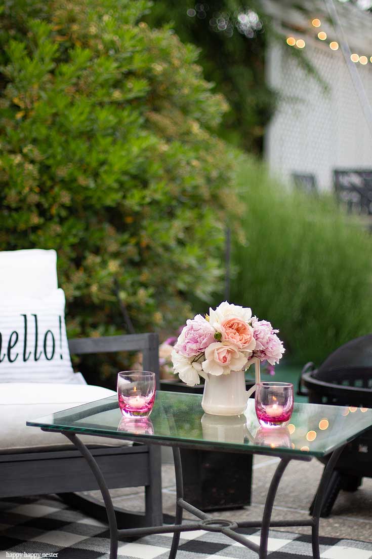 decorating outdoor space for cheap on How To Create A Cozy Outdoor Living Space Happy Happy Nester