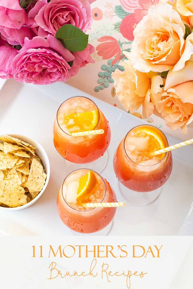 This Simple Punch Recipe for Mother's Day. Make this easy drink for special occasions or any party. Make it with rum or as a non-alcoholic drink. This Planters Punch drink has pineapple, orange juice, and grenadine in the ingredients. #drinks #cocktails #punch #weddings #weddingparty #rum #planterpunch #mocktails