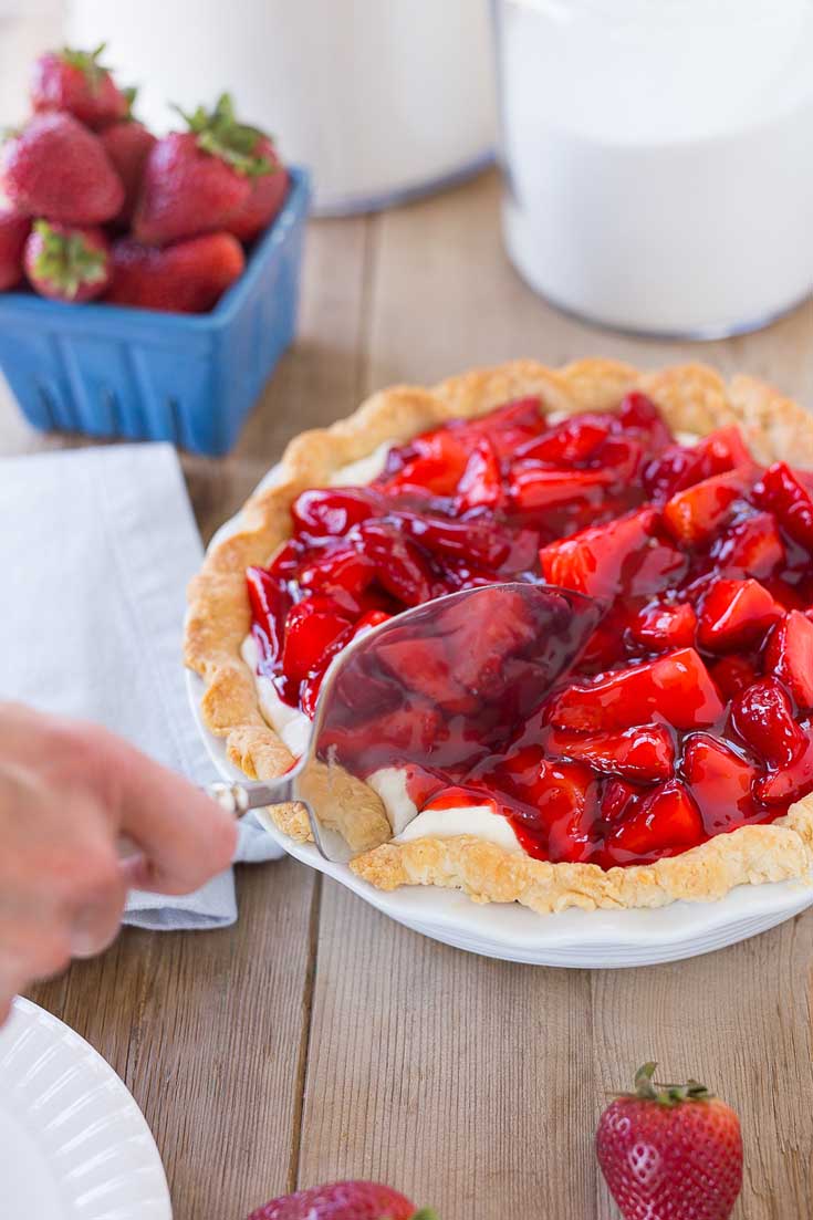 Strawberry Cream Cheese Pie.