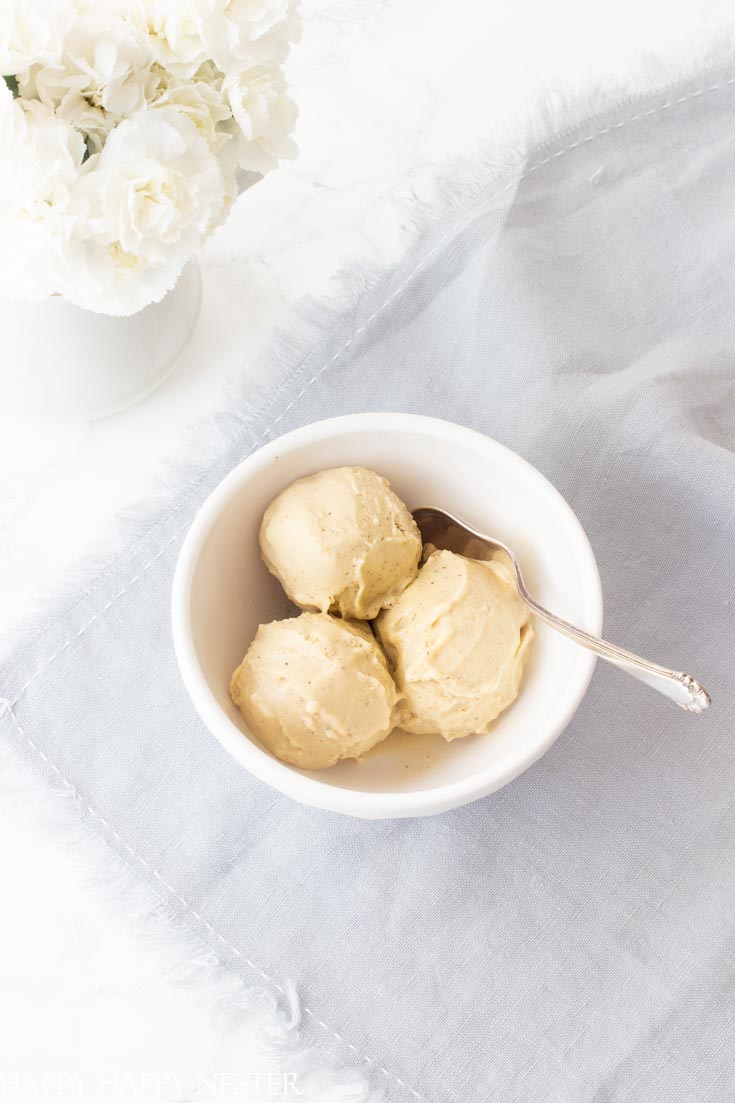 This Almond Custard Ice Cream Recipe is yummy! Almond Milk is its base and the eggs make it creamy. You will love this even if you aren't allergic to milk. #recipes #almondmilkicecream #icecream #icecreamrecipes #desserts