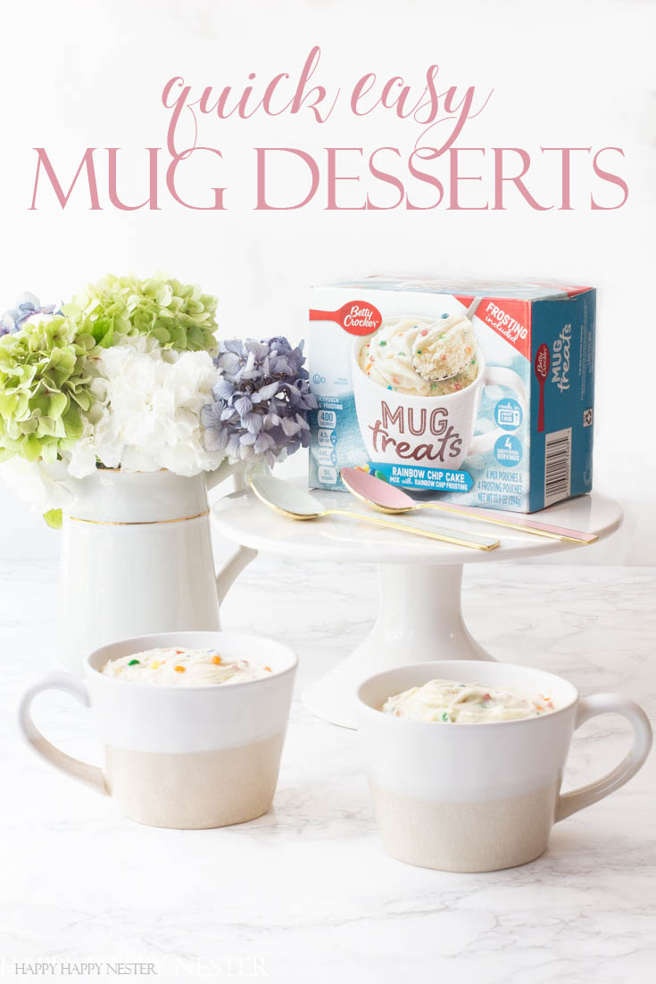 #AD These #BettyCrocker Quick Easy Mug Treats are ready in minutes. They come in eight flavors and satisfying any sweet tooth any time of the day. They are super convenient to make. Pour contents in a mug, add milk or water, stir and microwave for a couple of minutes and they are ready to enjoy!