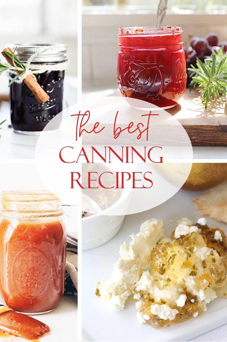 Have some extra fruit this summer? Need some of the best canning recipes? We have rounded up some yummy bbq sauce and jams to inspire you in the kitchen. Homemade jams are the best! #jams #jamrecipe #canning