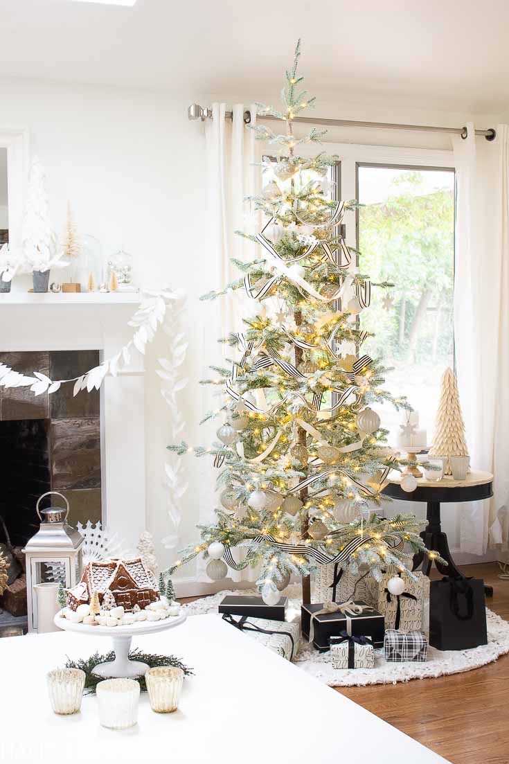 Frosted Alpine Balsam Fir Christmas Tree