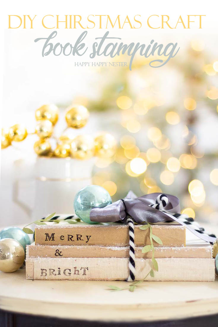 DIY GLAM DESIGNER BOOK STACK OUT OF GIFT BOXES 