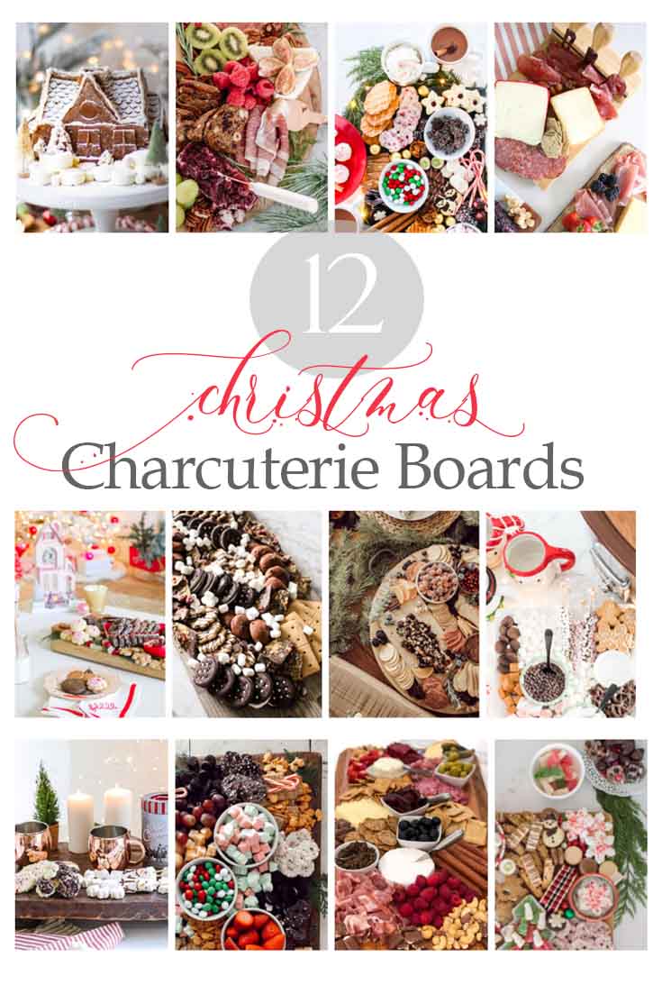 Create this fun festive Christmas Dessert Charcuterie Board for the holidays. This board full of yummy treats includes my favorite cookies as well as a cute gingerbread cake. #charcuterieboard #charcuterie #holidaydesserts #christmascookies