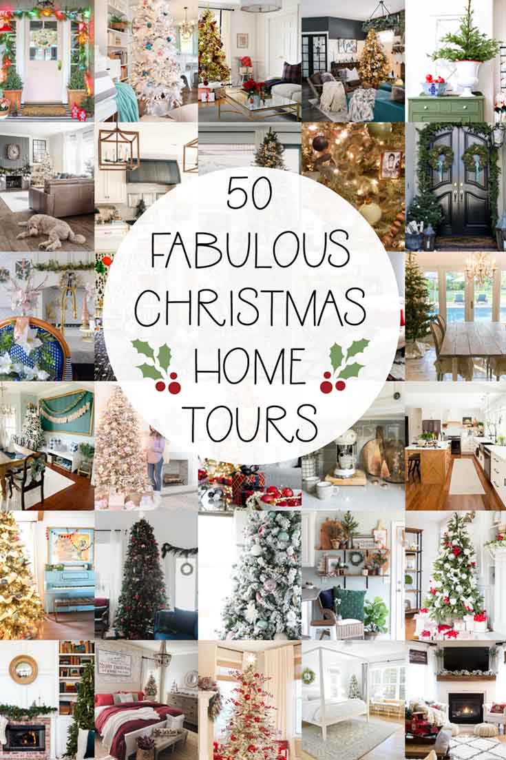 Check out this round-up of Christmas Dining Room Decorations. These styles range from winter white to vintage pink table decor. Lots of Christmas table ideas. #christmastable #christmasdecorating #holidaydecorating