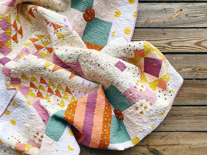beautiful handmade quilts on etsy