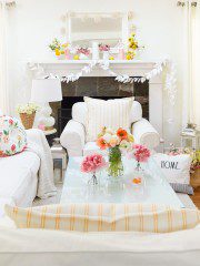 Spring Home Tour With Spring Flowers