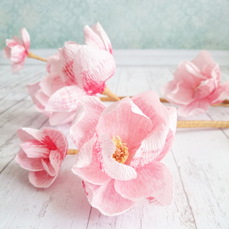these beautiful paper flowers are decorative items for the home
