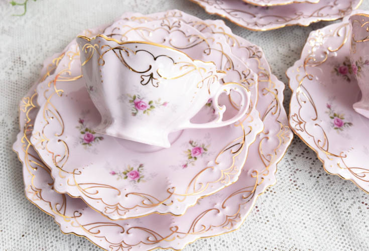 Beautiful Teacups for a Tea Party - Happy Happy Nester