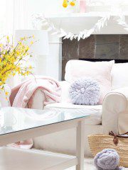 chunky chenille pillow – how to hand knit