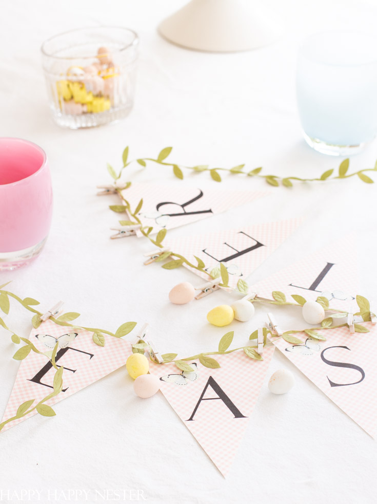 free Easter banner printable 