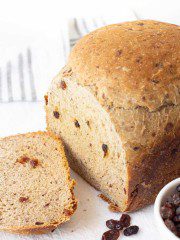 Homemade Raisin Bread Recipe - Vegan