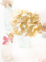 how to make felt hydrangea flowers