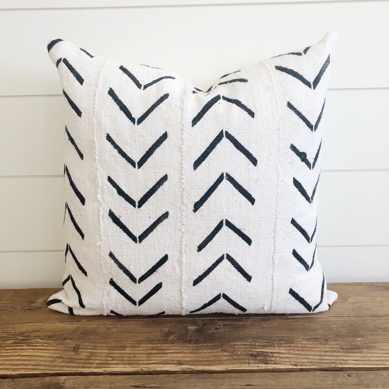 african mud cloth pillow