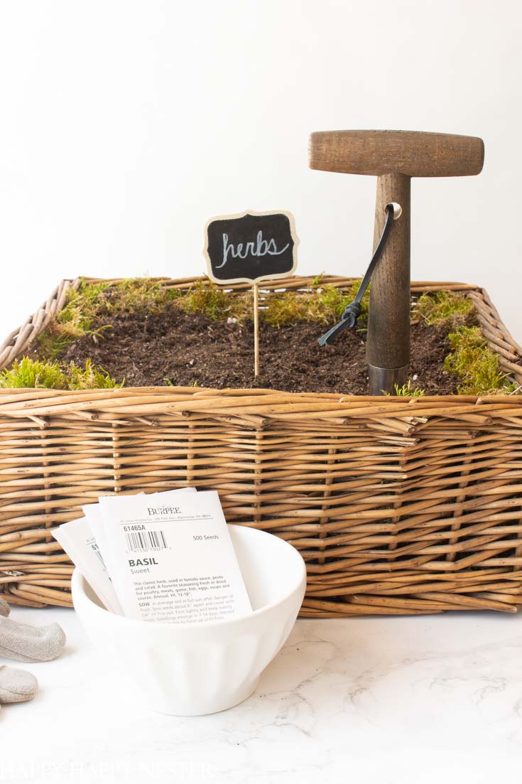 herb garden basket