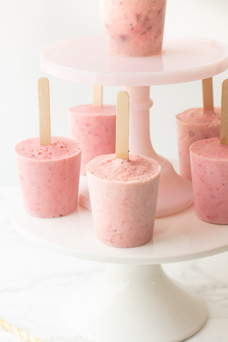 strawberry yogurt popsicle recipe