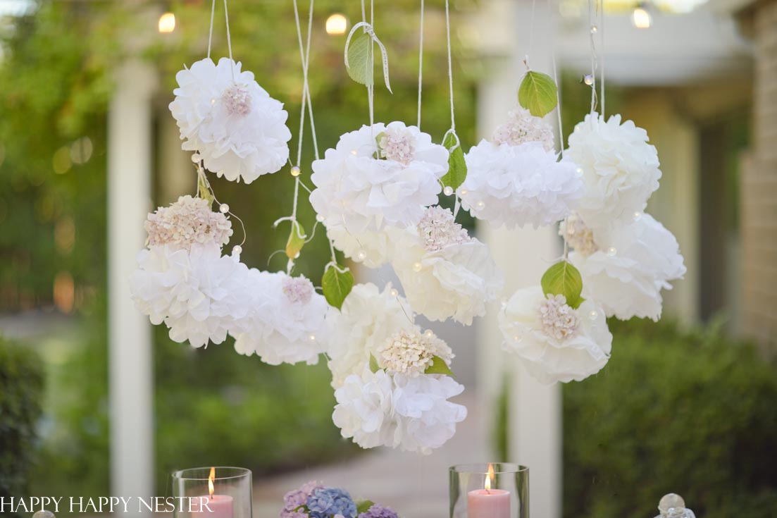 romantic outdoor summer table