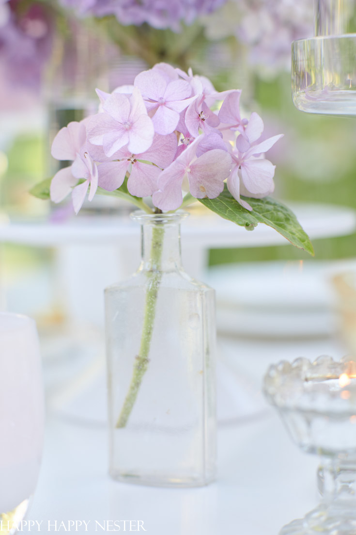 romantic Outdoor Summer table setting