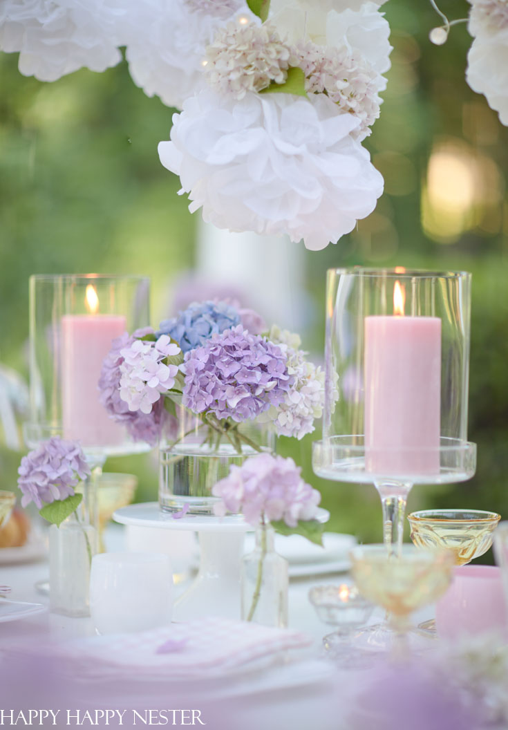 romantic outdoor summer table