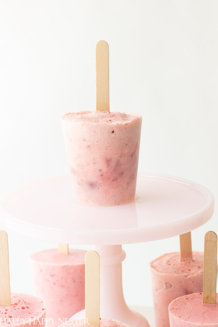 strawberry yogurt popsicle recipe