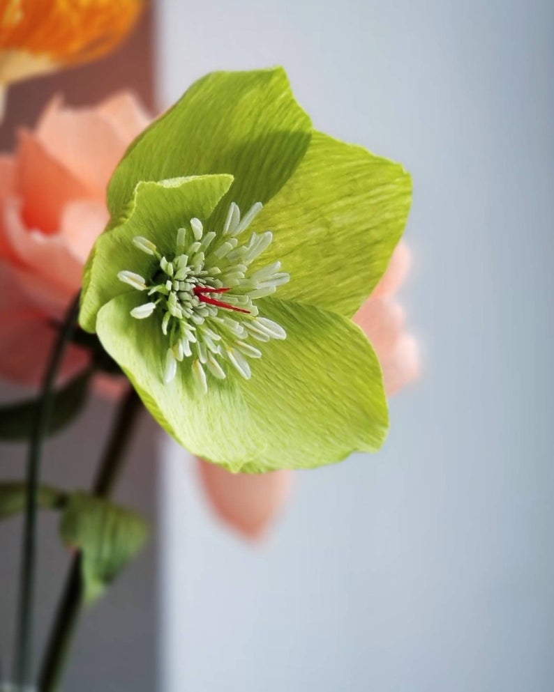 crepe paper flowers