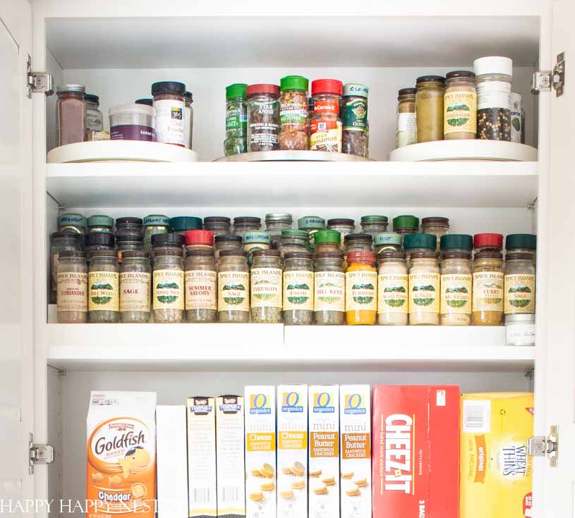 spice rack organizing