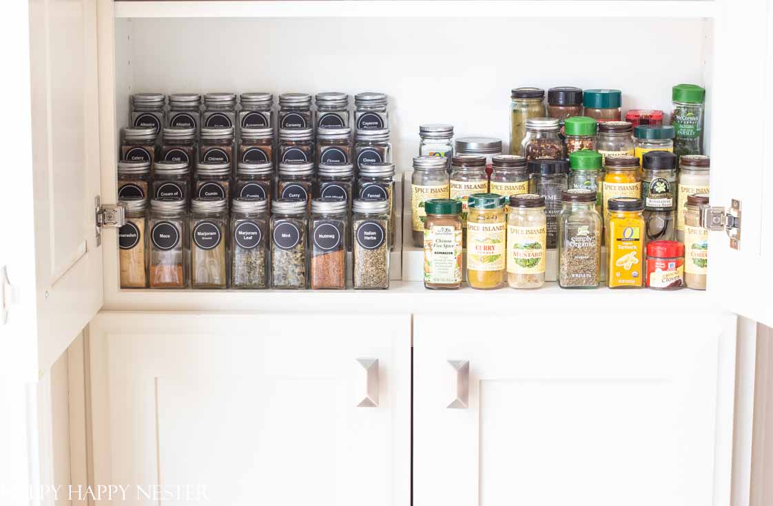 10 Spice Cupboard Organization Ideas- A Cultivated Nest