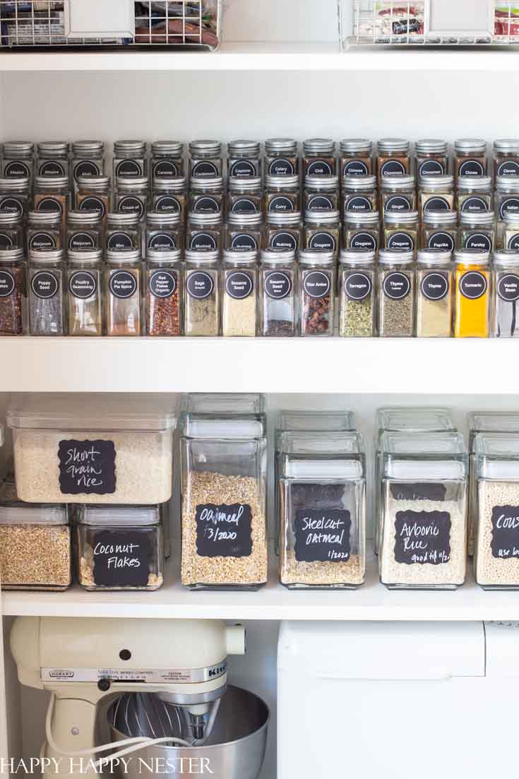 spice storage jars