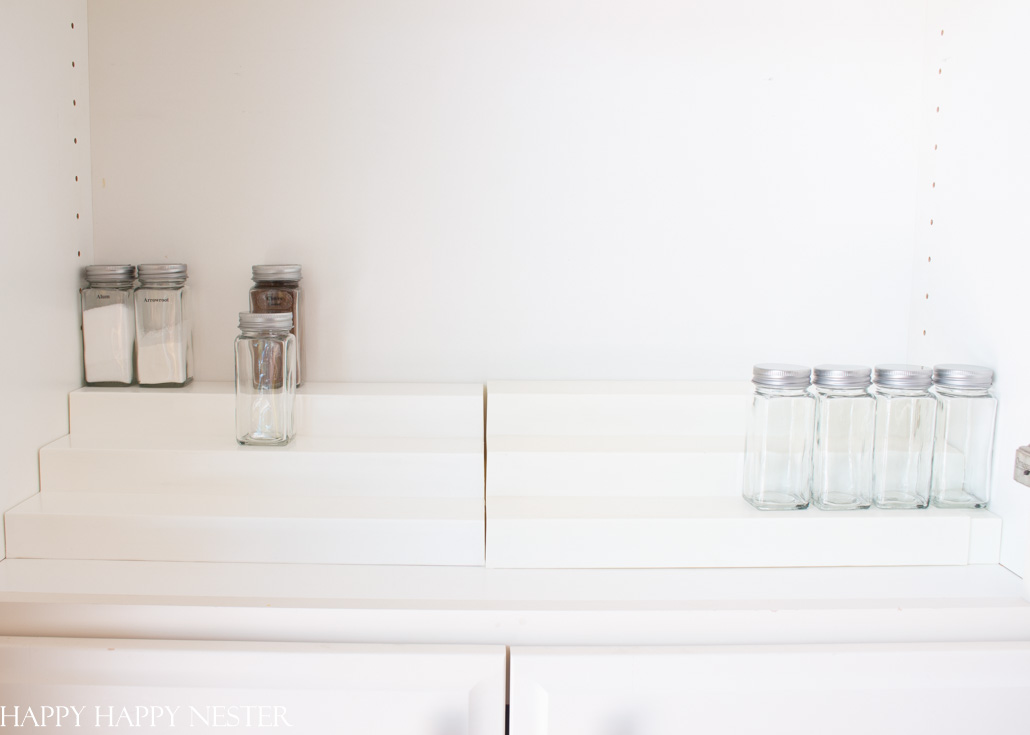 organizing a spice rack