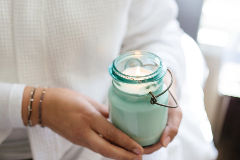 mason jar candle