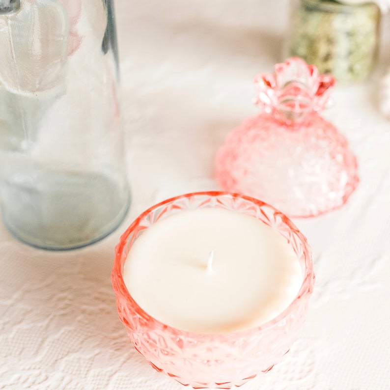 pretty vintage candles for the home