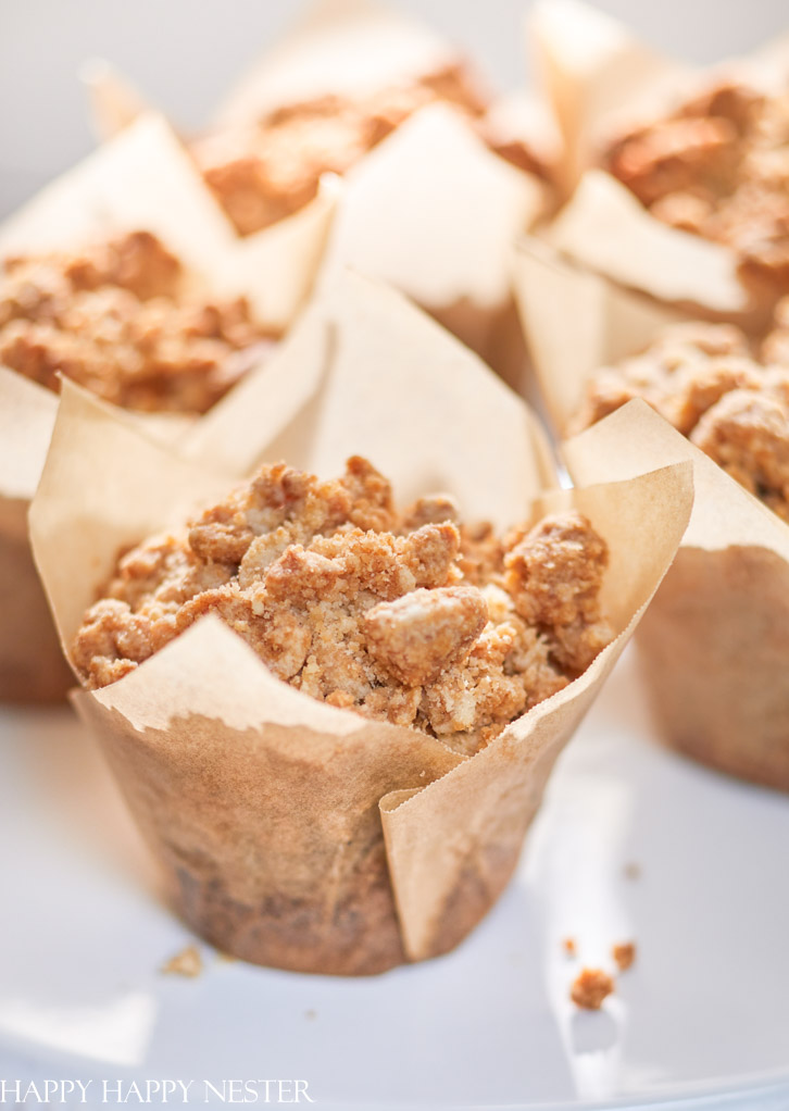 pumpkin muffin with the best crumb topping