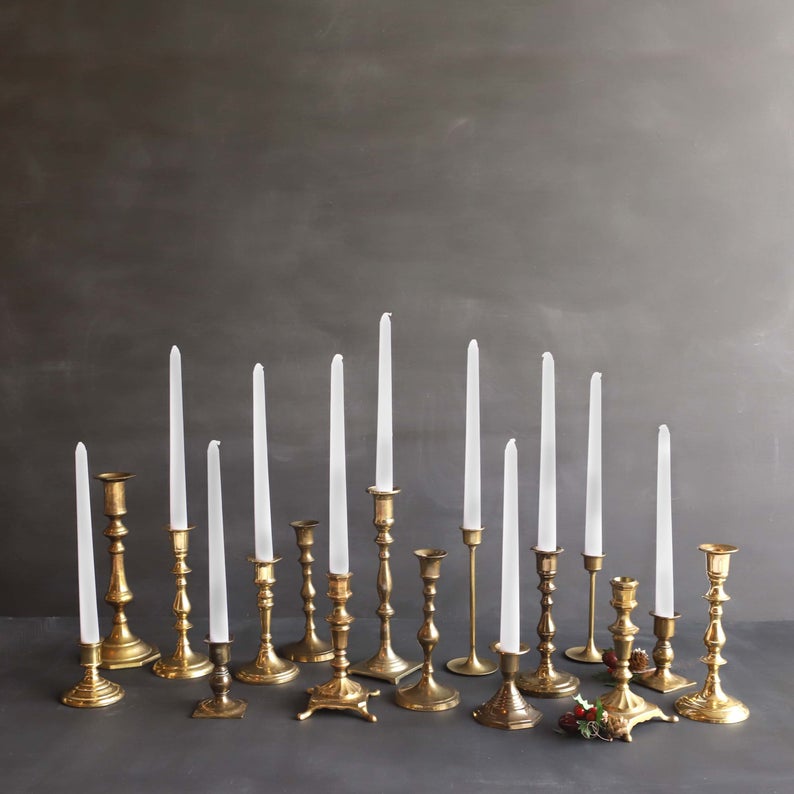 brass candlesticks