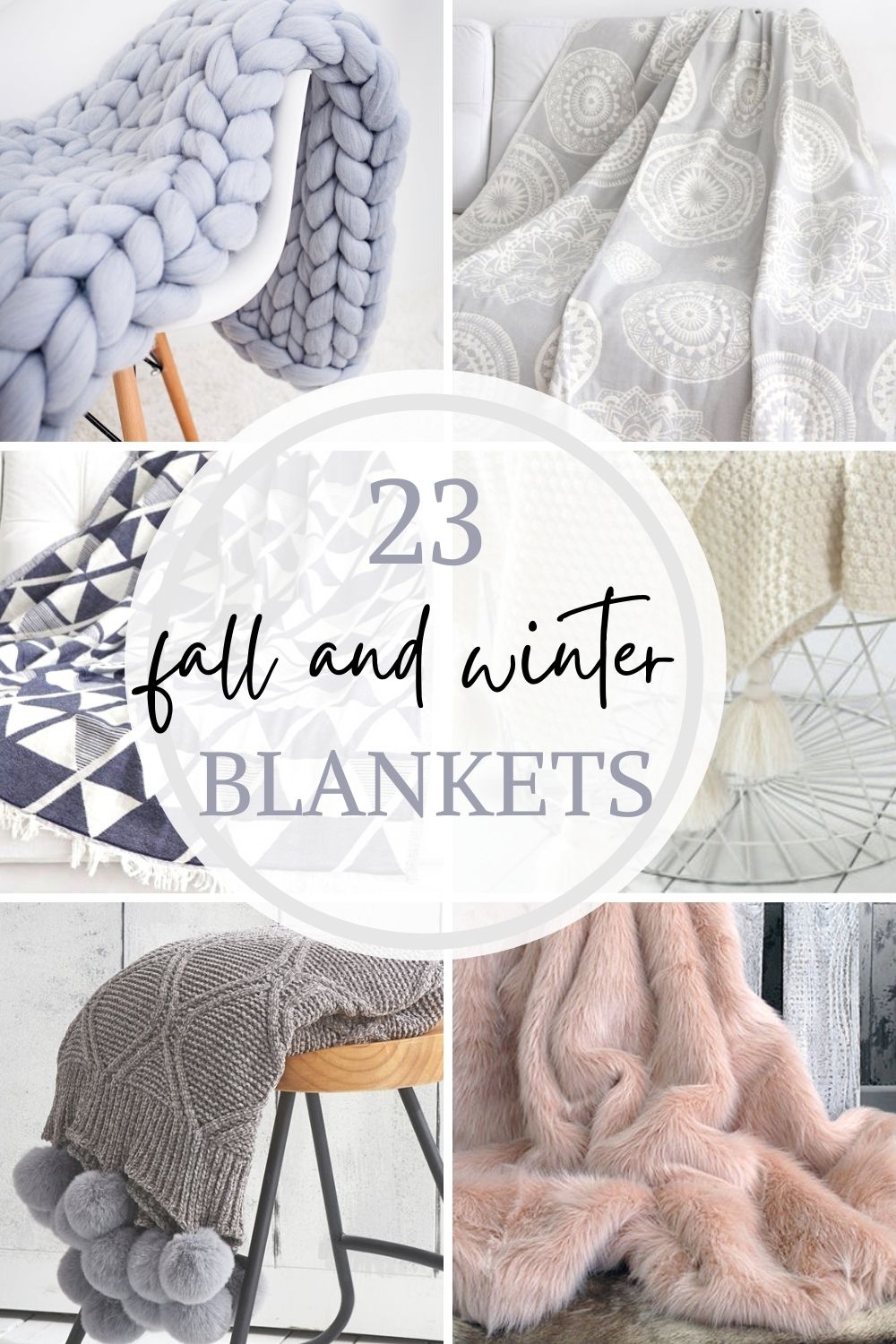 Cozy Beautiful Blankets For Fall and Winter - Happy Happy Nester