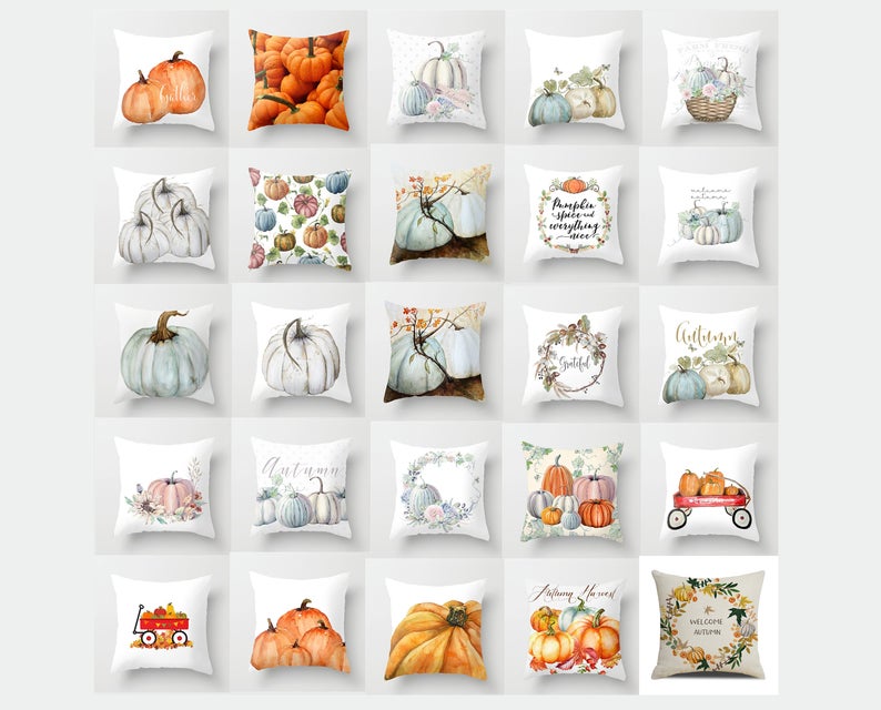 fall collection of pillows