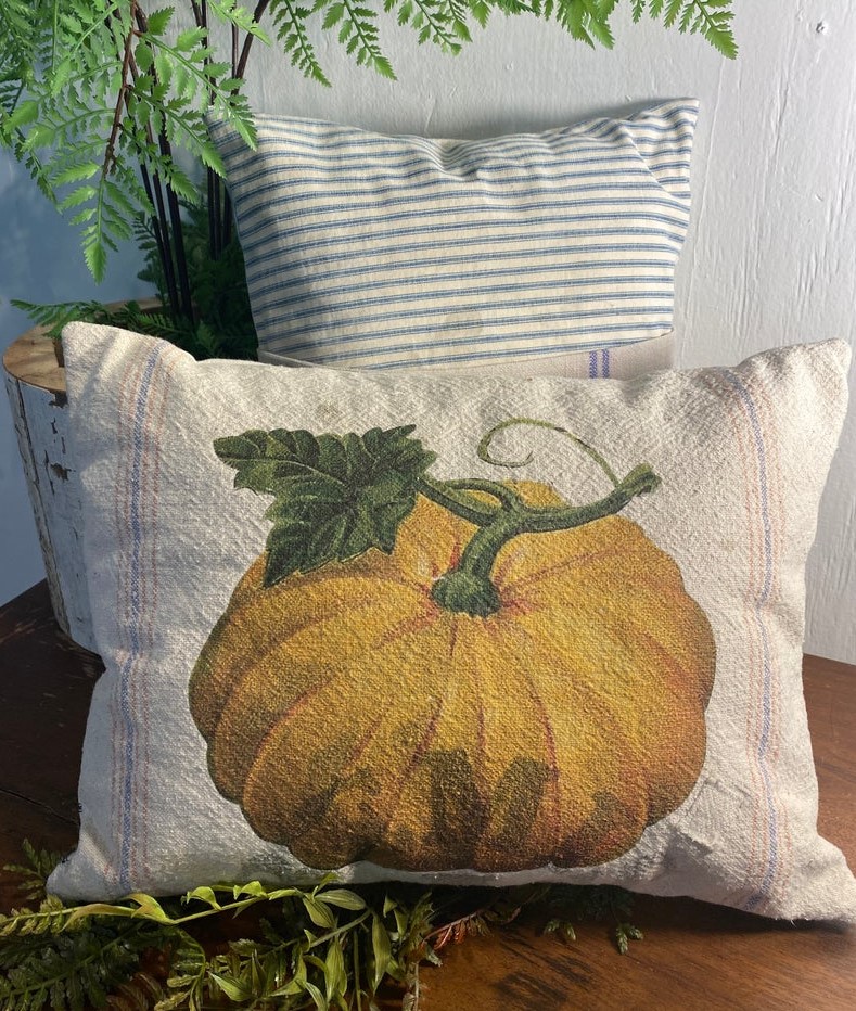 pumpkin fall pillow