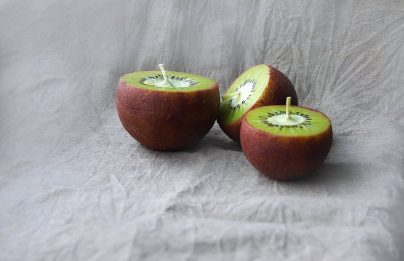 cute kiwi candles