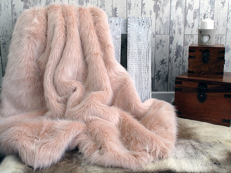 luxurious faux fur blanket