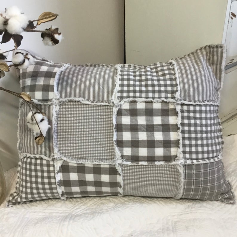 quilted farmhouse pillows