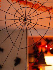 How to Make a Giant Spider Web Using Yarn